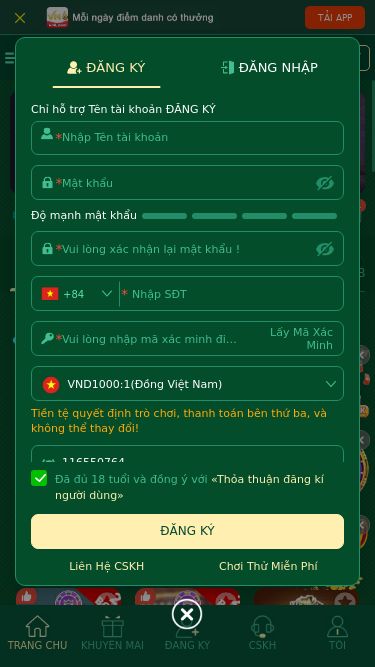 Screenshot 20/11/2024 vn66.bet