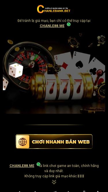 Screenshot 20/05/2025 chanle88.me Chanle88.me Chẵn Lẻ Bank Đoán chẵn lẻ số cuối mã chuyển tiền Để tránh bị giả mạo, bạn chỉ có thể truy cập tại chanle88.me Để tránh bị giả mạo, bạn chỉ có thể truy cập tại chanle88.me chanle88.me là link chơi game an toàn, chính hãng và duy nhất.Không truy cập link giả mạo khác ⛔️ ⛔️ ⛔ Tên đăng nhập: abcxyz Mật khẩu: ***G chanle88.me là link chơi game an toàn, chính hãng và duy nhất.Không truy cập link 