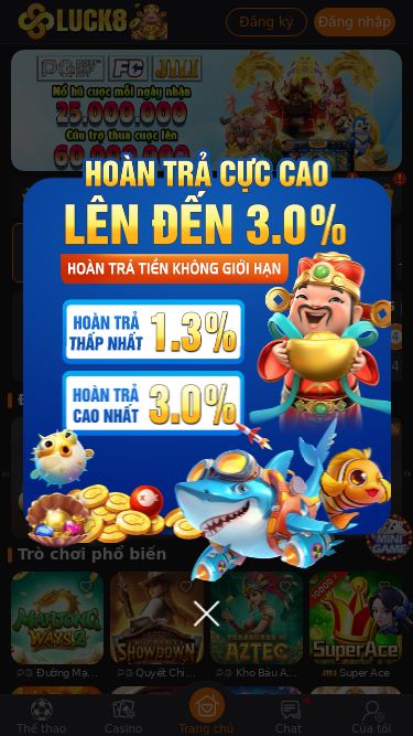 Screenshot 24/05/2025 svip6.luck8nohu.cc LUCK8 Casino | Truy Cập Nhà Cái Số 1 Tại Việt Nam Thông báo thanh toán Chi tiết Mã giao dịch: Đội: Tiền cược: Thưởng: Tiền nạp đã xử lý thành công Số tiền: Tiền rút đã xử lý thành công Số tiền: Tiền rút đã xử lý thành công Số tiền: Xác nhận đã nhận tiền Lịch sử Đăng ký Đăng nhập Quý khách hàng thân mến! Để tạo cho người chơi trải nghiệm trò chơi phong phú hơn, công ty chúng tôi đã tăng t