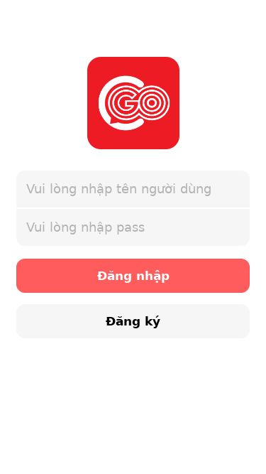 Screenshot 10/06/2025 go-vietnam.info GOVIETNAM Vui lòng nhập tên người dùng Vui lòng nhập pass Đăng nhập Đăng ký Tin nhắn Sổ địa chỉ Go!vietnam Của tôi
