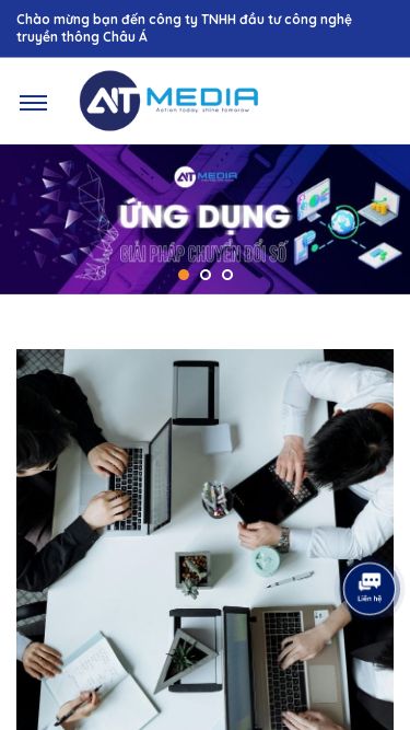 Screenshot 23/07/2025 aitmedia.online AIT MEDIA - CÔNG TY TNHH ĐẦU TƯ CÔNG NGHỆ TRUYỀN THÔNG CHÂU Á user Chào mừng bạn đến công ty TNHH đầu tư công nghệ truyền thông Châu Á Trang chủ Về AIT Media Fashion World Ship Shop Tin tức Tuyển dụng Bạn cần hỗ trợ? Hotline: 02866606999 aitmedia@ait-group.vn 0 Giỏ hàng Giỏ hàng Hiện chưa có sản phẩm TỔNG TIỀN: 0₫ Xem giỏ hàng Thanh toán Liên hệ Trang chủ Về AIT Media Fashion World Ship Shop Tin tức Tuyển dụng aitmedia@