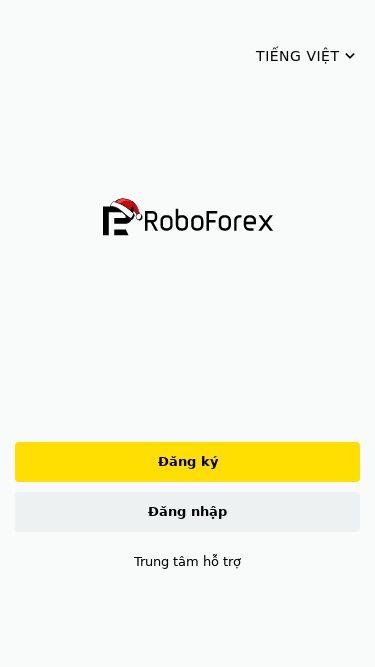 Screenshot 17/05/2025 roboforex.trade RoboForex Tiếng Việt Đăng ký Đăng nhập Trung tâm hỗ trợ 我们在线，来聊聊吧