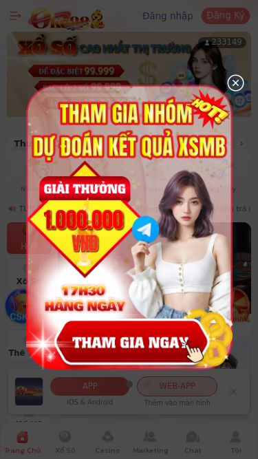Screenshot 18/04/2025 oke88.vip OKE88-Xổ số-Casino-Uy tín 233149 Thưởng Chính Nhiệm Vụ Hot Đăng Nhập Ngày Marketing Thưởng ngày Khui Hộp Quỹ Cứu Trợ RA MẮT PHIÊN BẢN HOÀN TRẢ TỨC THÌ MỚI: