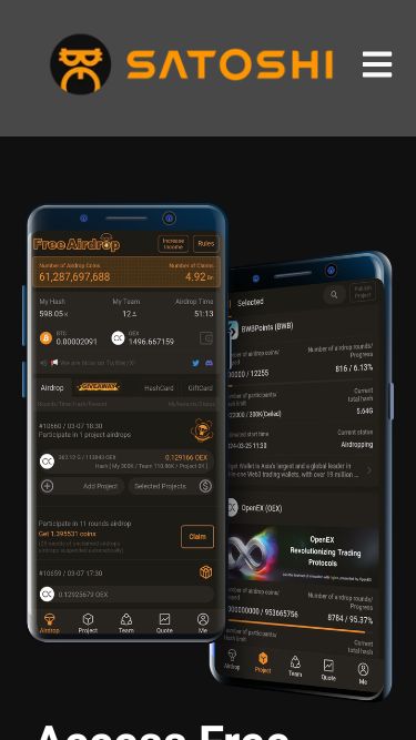 Screenshot 26/07/2024 satoshiapp.xyz 