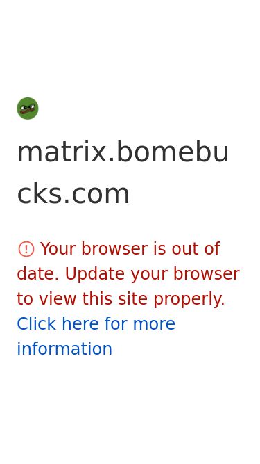 Screenshot 26/10/2024 matrix.bomebucks.com