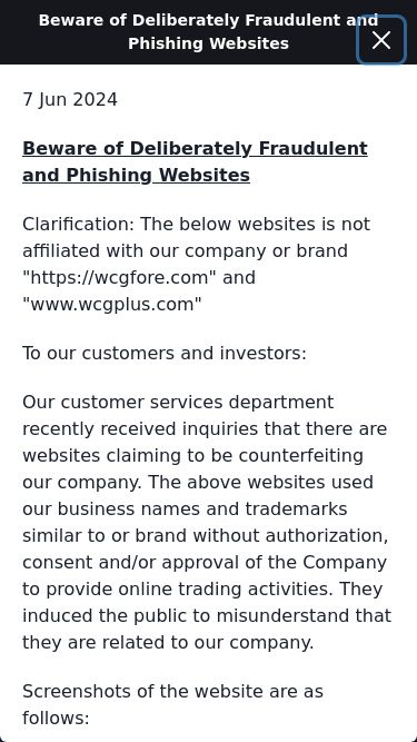 Screenshot 06/08/2024 12:31:48 wcgmarkets-asia.com