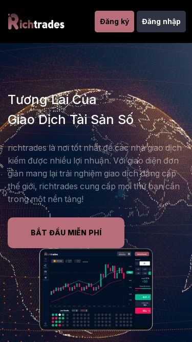 Screenshot 17/03/2025 richtrades2.net richtrades - Nền tảng giao dịch lý tưởng để kiếm tiền You need to enable JavaScript to run this app. Đăng kýĐăng nhậpTương Lai Của Giao Dịch Tài Sản Sốrichtrades là nơi tốt nhất để các nhà giao dịch kiếm được nhiều lợi nhuận. Với giao diện đơn giản mang lại trải nghiệm giao dịch đẳng cấp thế giới, richtrades cung cấp mọi thứ bạn cần trong một nền tảng!BẮT ĐẦU MIỄN PHÍTài khoản demo miễn phíTh