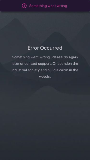 Screenshot 11/05/2025 app.py.xyz Profit Sharing - PROTOCOL YIELD Something went wrong Log in SIGN UP Error Occurred Something went wrong. Please try again later or contact support. Or abandon the industrial society and build a cabin in the woods. Log in SIGN UP Browse Top Traders Help Docs English Follow us