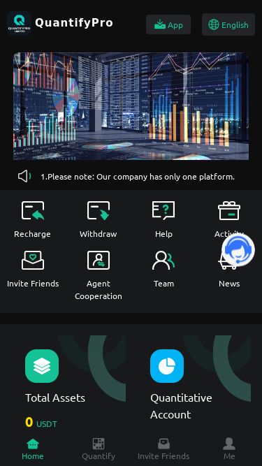 Screenshot 02/05/2025 quantifypro.net QuantifyPro