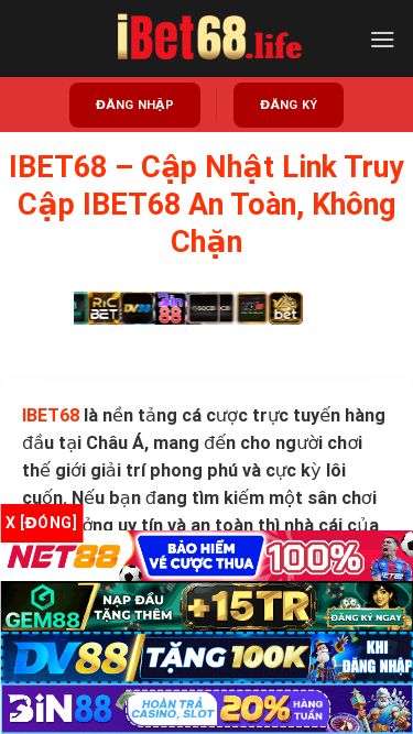 Screenshot 03/02/2026 ibet68.life IBET68 - Link IBET68.COM Chính Thức - Nhà Cái Uy Tín Sô 1 Skip to content Đăng nhập Đăng ký Trang chủ Game Bài Thể Thao Casino Bắn Cá E – Sports Xổ Số Khuyến Mãi Hướng dẫn Tải App IBET68 Đăng Ký IBET68 Đăng Nhập IBET68 Nạp Tiền IBET68 Rút Tiền IBET68 Đại Lý IBET68 Tin tức Đăng nhập Đăng ký IBET68 – Cập Nhật Link Truy Cập IBET68 An Toàn, Không Chặn IBET68 là nền tảng cá cược trực tuyến hàng đầu tại Châu Á, mang 