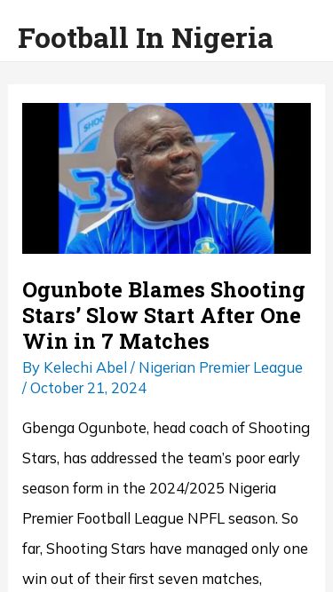 Screenshot 22/10/2024 footballinnigeria.com.ng