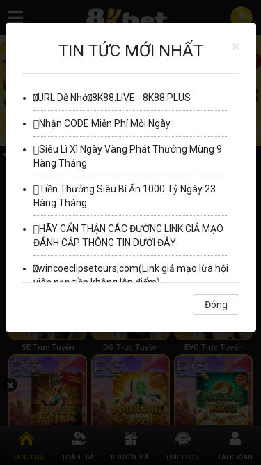 Screenshot 17/03/2025 m.8k1597z.top 8KBET TIN TỨC: L