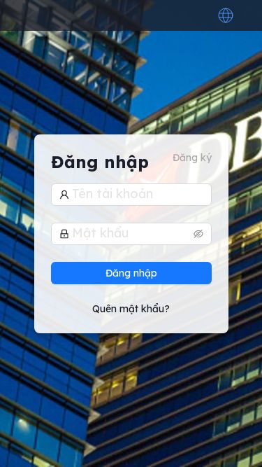 Screenshot 09/05/2025 dbs-trade.pro DBS-TRADE Language Đăng nhập Đăng ký Đăng nhập Quên mật khẩu?