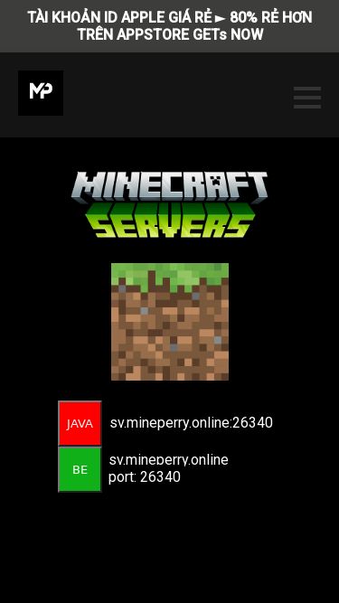 Screenshot 19/01/2025 mineperry.online