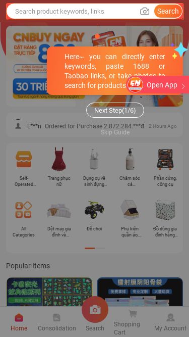 Screenshot 26/02/2025 m.cnbuy.app 首页 Search product keywords, linksSearch龐***珊Ordered for Purchase 1.805.458.***đ1 Hours AgoL***nOrdered for Purchase 2.872.284.***đ2 Hours AgoD***xOrdered for Purchase 978.012.***đ2 Hours AgoL***nOrdered for Purchase 2.593.790.***đ2 Hours Agoq***MOrdered for Purchase 948.810.***đ2 Hours AgoL***nOrdered for Purchase 1.287.317.***đ2 Hours Agob***DOrdered for Purchase 66.227.***đ1 Hours AgoK***ROrdered for Purchase 3.507.503.***đJust NowL***nOrdered for Purchase 2.074.576.***đ2 Hours AgoP*** Or