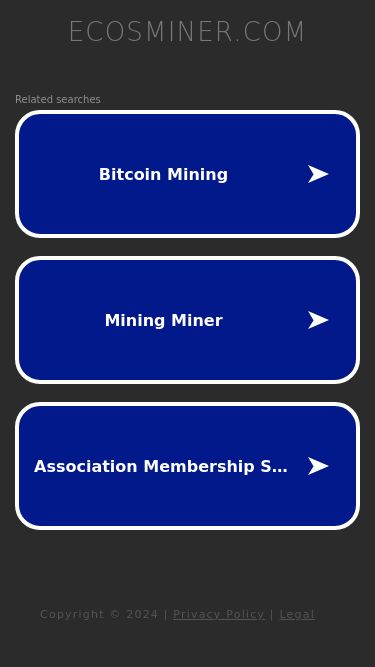 Screenshot 18/10/2024 ecosminer.com 