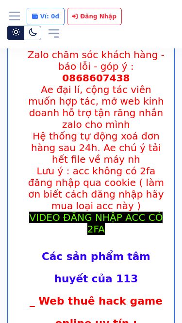 Screenshot 07/05/2025 clonevip.vn CLONEVIP.VN | Website bán nguyên liệu clone Facebook hàng đầu Việt Nam | Click mua ngay Select Language: Vietnamese Vietnamese English Thailand Select Currency: VND VND USD Số Dư 0đ - Giảm: 0% Trang Chủ Mua Tài Khoản BM XMDN - VERIFIED BM BM50 BM350 PAGE LIVESTREAM ADS + LƯỢT MUA PAGE KHÁNG + XMDT COMBO BM + FANPAGE FANPAGE VIA USA VIA CHÂU ÂU (EU) VIA CHÂU Á (ASIA) VIA CHÂU MỸ (AMERICA) VIA CHÂU PHI (AFRICA) TKQC Năm Tạo Cổ HOTMAIL TIKTOK TWITTER - X VIA TẠO PROFILE 