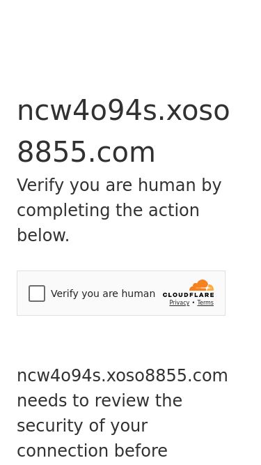 Screenshot 31/05/2025 ncw4o94s.xoso8855.com Just a moment... ncw4o94s.xoso8855.com Verify you are human by completing the action below. ncw4o94s.xoso8855.com needs to review the security of your connection before proceeding. Verification successful Waiting for ncw4o94s.xoso8855.com to respond... Ray ID: 948480201eb0ce72 Performance & security by Cloudflare