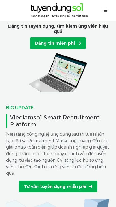 Screenshot 18/07/2025 tuyendungso1.vn Đăng tin tuyển dụng miễn phí – Tìm CV ứng viên trên Vieclamso1 Giới thiệu Dịch vụ Báo giá Hỗ trợ Select Language Abkhaz Acehnese Acholi Afar Afrikaans Albanian Alur Amharic Arabic Armenian Assamese Avar Awadhi Aymara Azerbaijani Balinese Baluchi Bambara Baoulé Bashkir Basque Batak Karo Batak Simalungun Batak Toba Belarusian Bemba Bengali Betawi Bhojpuri Bikol Bosnian Breton Bulgarian Buryat Cantonese Catalan Cebuano Chamorro Chechen Chichewa Chinese (Simplified) Chinese (Tradi