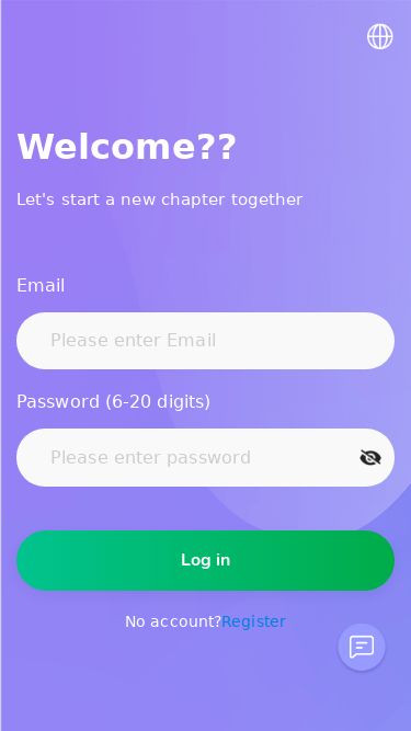 Screenshot 23/05/2025 web30nft.top Web3.0 Welcome?? Let's start a new chapter together Email Please enter Email Password (6-20 digits) Please enter password Log in No account? Register Cancel Cancel OK