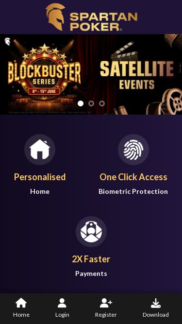Screenshot 29/05/2025 spartan-poker.org Play Poker Online & Win Real Cash | Spartan Poker India Skip to content HOME TOURNAMENTS PROMOTIONS Poker Online NEWS REGISTER LOG IN Personalised Home One Click Access Biometric Protection 2X Faster Payments Win Real Cash Playing Poker With Spartan Poker Spartan Poker is India’s leading real-money online poker platform, offering a trusted environment for players to enjoy Texas Hold’em Poker, Omaha, and thrilling tournament formats like Sit & Go, freerolls, and multi-table battles. With a cuttin