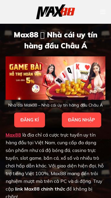 Screenshot 30/03/2026 max88.support Max88 
