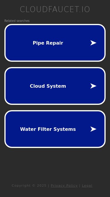 Screenshot 01/01/2025 cloudfaucet.io