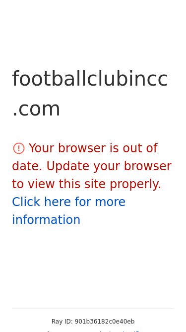 Screenshot 14/01/2025 footballclubincc.com