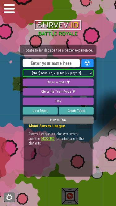 Screenshot 06/03/2025 zurviv.io survev.io - 2d battle royale game SELECT A CLASS ENTER GAME (20) Full Screen Aim Line Sound Master Volume SFX Volume Music Volume Quit Game Restore Defaults Return to Game Bandage Left-click to restore 15 health. 0 Med Kit Left-click to restore 100 health. 0 Soda Left-click to boost adrenaline by 25.Adrenaline restores health over time. 0 Pills Left-click to boost adrenaline by 50. 0 .50 AE Ammo for DEagle 50. 0 9mm Ammo for M9, G18C, M93R, P30L, MP5, MAC-10, UMP9, CZ-3A1 and Vector. 0 .308 Subsonic Ammo fo