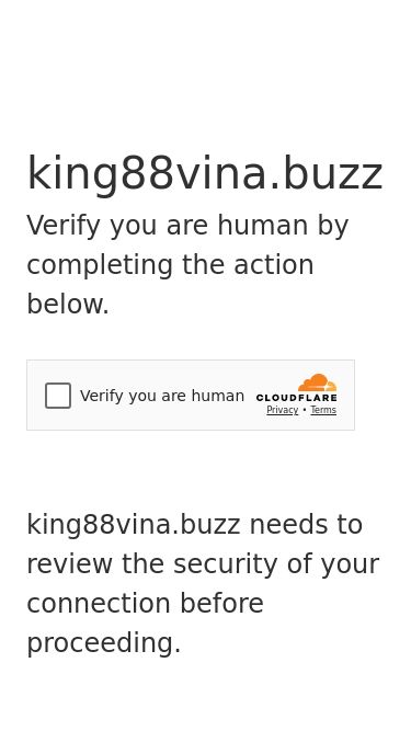 Screenshot 13/05/2025 king88vina.buzz Just a moment... king88vina.buzz Verify you are human by completing the action below. king88vina.buzz needs to review the security of your connection before proceeding. Verification successful Waiting for king88vina.buzz to respond... Ray ID: 93f2d4621f745fb7 Performance & security by Cloudflare