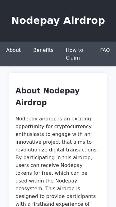 Screenshot 13/01/2025 nodepayairdrop.live