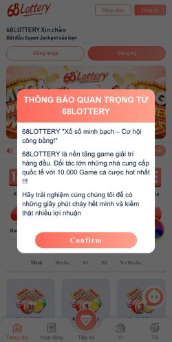 Screenshot 21/05/2025 68lottery.net 