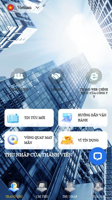 Screenshot 25/04/2025 vietnam-api.infantry5.com Esomarvnm Chat with us, powered by LiveChat Vietnam Vietnam THÀNH VIÊN LỜI MỜI TRANG WEB CHÍNH THỨC CỦA CÔNG TY TIN TỨC MỚI HƯỚNG DẪN VẬN HÀNH VÒNG QUAY MAY MẮN VÍ TÍN DỤNG THU NHẬP CỦA THÀNH VIÊN TRANG CHỦ CHỈ TIÊU THU NHẬP CỦA TÔI
