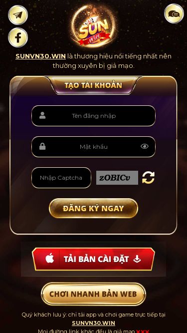 Screenshot 20/04/2025 sunvn30.win SUNVN30 | TẢI SUN WIN APK/IOS - ĐĂNG KÝ & ĐĂNG NHẬP CHÍNH THỨC SUNVN30.WIN là thương hiệu nổi tiếng nhất nên thường xuyên bị giả mạo. SUNVN30.WIN là thương hiệu nổi tiếng nhấtnên thường xuyên bị giả mạo. Quý khách lưu ý: chỉ tải app và chơi game trực tiếp tại SUNVN30.WIN Mọi đường link khác đều là giả mạo Truy cập duy nhất link SUNVN30.WIN để tải game. Vui lòng tải file APK nếu không cài được bản