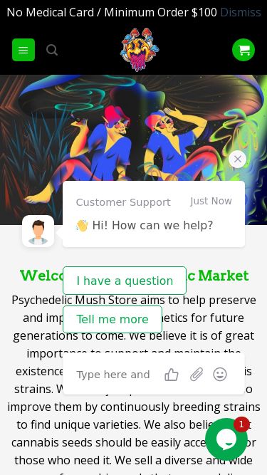 Screenshot 13/02/2025 psychedelicmarket.xyz