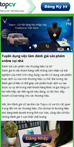 Screenshot 07/05/2025 danhgiatopcv.vn 