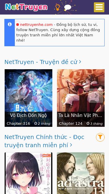 Screenshot 25/10/2024 nettruyenhe.com 