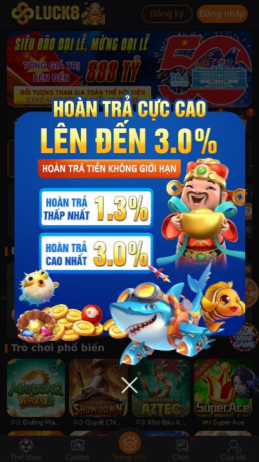 Screenshot 04/05/2025 luck8vip.life LUCK8 Casino | Truy Cập Nhà Cái Số 1 Tại Việt Nam Welcome Thông báo thanh toán Chi tiết Mã giao dịch: Đội: Tiền cược: Thưởng: Tiền nạp đã xử lý thành công Số tiền: Tiền rút đã xử lý thành công Số tiền: Tiền rút đã xử lý thành công Số tiền: Xác nhận đã nhận tiền Lịch sử Đăng ký Đăng nhập Quý khách hàng thân mến! Để tạo cho người chơi trải nghiệm trò chơi phong phú hơn, công ty chúng tôi đã 