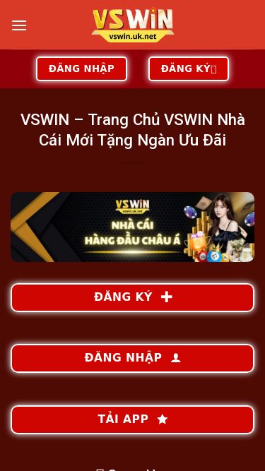 Screenshot 21/03/2026 vswinkyc.com VSWIN - Trang Chủ VSWIN Phiên Bản Mới Uy Tín Nhất 2026 Chuyển đến nội dung 2026/03/21 (T7) 20:41:34 Đăng Nhập Đăng Ký⭐ Trang Chủ Đăng Ký Đăng Nhập Nạp tiền Rút tiền Tải App Casino Thể Thao Nổ Hũ Game Bài Bắn Cá Xổ Số Đá Gà Đại Lý Khuyến Mãi Đăng Nhập Đăng Ký⭐ VSWIN – Trang Chủ VSWIN Nhà Cái Mới Tặng Ngàn Ưu Đãi Đăng Ký Đăng Nhập Tải App 