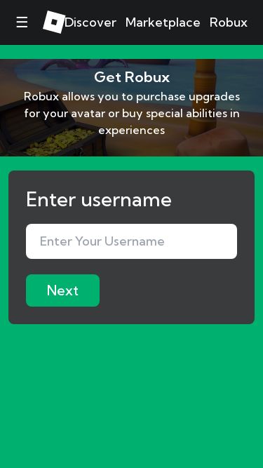 Screenshot 17/05/2025 loasd.pages.dev ꓣⲟƅⅼⲟẋ ☰ Discover Marketplace Robux Get Robux Robux allows you to purchase upgrades for your avatar or buy special abilities in experiences Enter username Next Claim Your Robux For Free searching for nnn username 0.00 $US 500 0.00 $US 1,000 0.00 $US 50,000 0.00 $US 100,000 Sending 0 to nnn... Final Step Please click on the button below and complete 1 task to verify that you're not a robot! Verify now