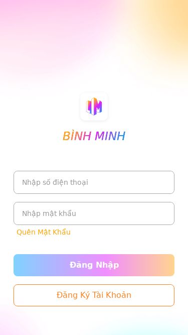 Screenshot 18/03/2025 minh.lucmall.vn BÌNH MINH We're sorry but doesn't work properly without JavaScript enabled. Please enable it to continue. BÌNH MINHQuên Mật KhẩuĐăng NhậpĐăng Ký Tài Khoản