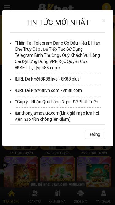 Screenshot 26/05/2025 m.k518.vip 8KBET TIN TỨC: L 