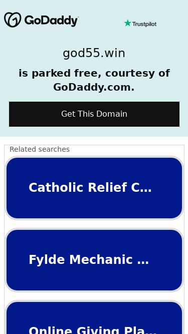 Screenshot 24/03/2025 god55.win god55.winis parked free, courtesy of GoDaddy.com.Get This DomainCopyright © 1999-2025 GoDaddy, LLC. All rights reserved.Privacy PolicyDisclaimer: References to any specific company, product or services on this Site are not controlled by GoDaddy.com LLC and do not constitute or imply its association with or endorsement of third party advertisers.