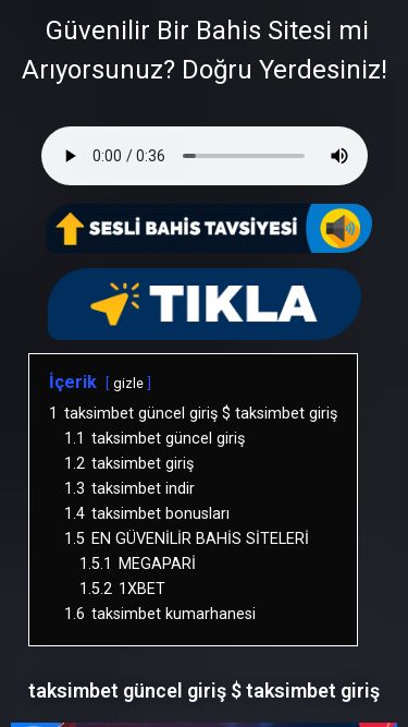 Screenshot 08/05/2025 taksimbet.website Taksimbet Güncel Giriş 2025 $ Taksimbet Giriş  Güvenilir Bir Bahis Sitesi mi Arıyorsunuz? Doğru Yerdesiniz! Tarayıcınız audio elementini desteklemiyor. İçerik gizle 1 taksimbet güncel giriş $ taksimbet giriş 1.1 taksimbet güncel giriş 1.2 taksimbet giriş 1.3 taksimbet indir 1.4 taksimbet bonusları 1.5 EN GÜVENİLİR BAHİS SİTELERİ 1.5.1 MEGAPARİ 1.5.2 1XBET 1.6 taksimbet kumarhanesi taksimbet güncel giriş $ taksimbet giriş Taksimbet Güncel Giriş adresi üzerinden, bahis dünyası