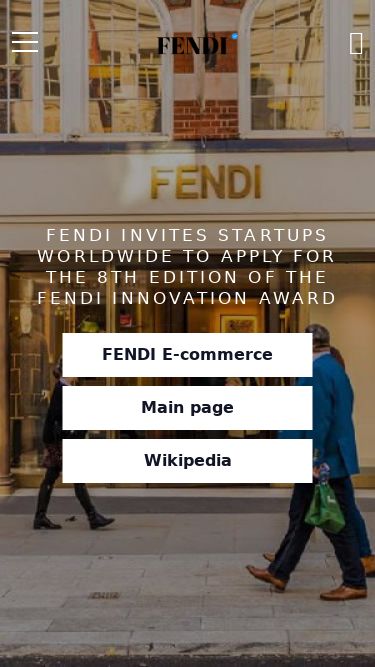 Screenshot 25/02/2025 shop.ufendids.com FendiGroupsHousesNewsTalentsInvestorsParis 2024Accessibility Fendi 669.90€ -0.34%ENAccessibilityGroupHousesNewsTalentsInvestorsParis 2024 Fendi invites startups worldwide to apply for the 8th edition of the Fendi Innovation Award FENDI E-commerce Main page Wikipedia NewsFendiJanuary 2024 Discover the 2024 Fendi History Your browser does not support the video tag. Your browser does not support the video tag. Hotel Fendi - Best Price Guarantee. TAG Heuer returns to eyewear with Thélios Watches & Jewelr