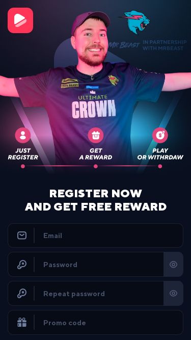 Screenshot 18/07/2025 beastqex.com BEASTQEX | Open the world of luck and rewards! REGISTER NOW AND GET FREE REWARD JUST REGISTER GET A REWARD PLAY OR WITHDRAW Please consent to our user agreement I agree to the User Agreement & confirm I am at least 18 years old REGISTER Already have an account? Sign in
