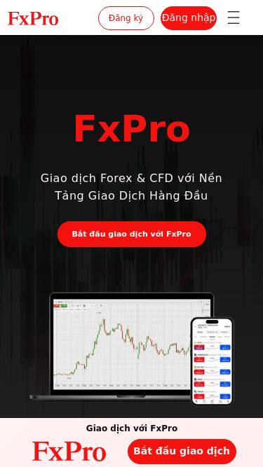 Screenshot 07/05/2025 fxvntrading.com FxPro Broker | Giao Dịch Forex, CFD, Cổ Phiếu và Kim Loại To main content Đăng nhập Đăng ký Bắt đầu giao dịch Nền tảng giao dịch Bắt đầu giao dịch FxPro Login Các Loại Tài Khoản Tiền Gửi Tối Thiểu FxPro Đòn bẩy Tài khoản PAMM Nền tảng giao dịch FxPro MT4 FxPro MT5 Mobile App FxPro WebTrader FxPro cTrader FxPro Login Các Loại Tài Khoản Tiền Gửi Tối Thiểu FxPro Đòn bẩy Tài khoản PAMM FxPro MT4 FxPro MT5 FxPro WebTrader Mobile 