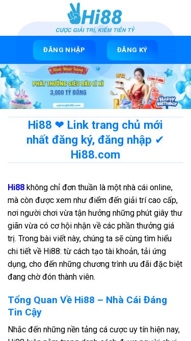 Screenshot 03/11/2025 tzshengwei.cn.com Hi88 ✔️ Link Vào Nhà Cái Casino Hi88.Com Mới Nhất T11/2025 Skip to content Đăng Ký Đăng Nhập Trang Chủ Nổ Hũ Casino Xổ Số Thể Thao Game Bài Đá Gà Bắn Cá Khuyến Mãi Tin Tức Đăng Nhập Đăng Ký Hi88 ❤️ Link trang chủ mới nhất đăng ký, đăng nhập ✔️ Hi88.com Hi88 không chỉ đơn thuần là một nhà cái online, mà còn được xem như điểm đến giải trí cao cấp, nơi người chơi vừa tận hưởng những phút giây thư