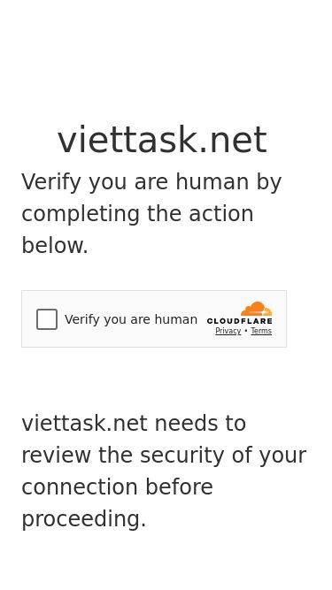 Screenshot 22/04/2025 viettask.xyz Just a moment... viettask.net Verify you are human by completing the action below. viettask.net needs to review the security of your connection before proceeding. Verification successful Waiting for viettask.net to respond... Enable JavaScript and cookies to continue Ray ID: 9342736a08508e13 Performance & security by Cloudflare