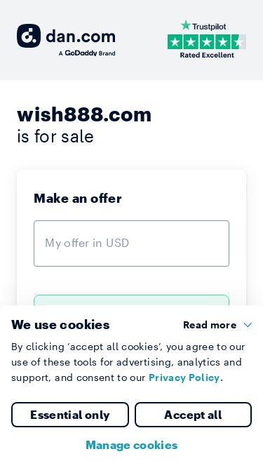 Screenshot 19/08/2024 wish888.com